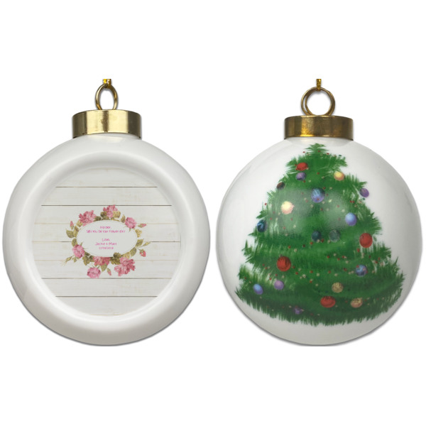 Custom Design - Ceramic Christmas Ornament - X-Mas Tree (APPROVAL)
