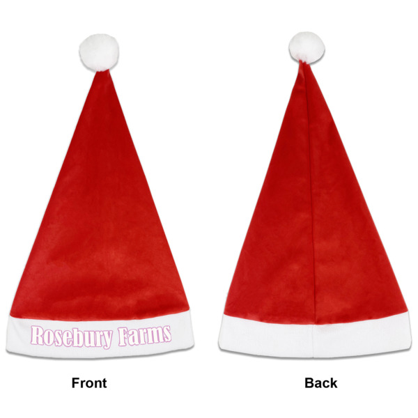 Custom Design - Santa Hats - Front and Back (Single Print) APPROVAL