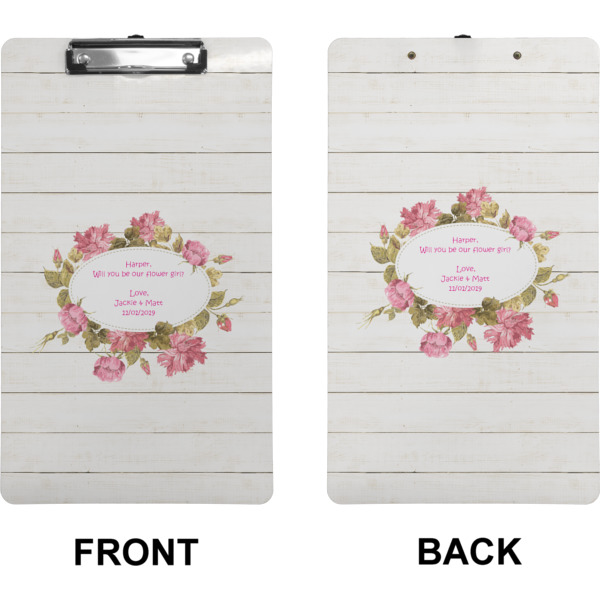 Custom Design - Clipboard (Legal) (Front + Back)