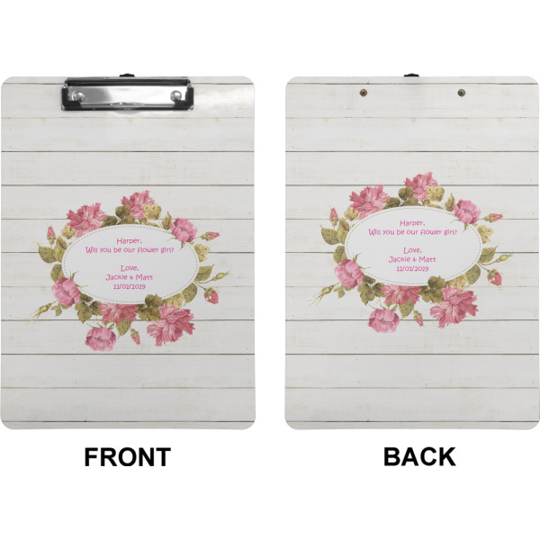 Custom Design - Clipboard (Letter) (Front + Back)