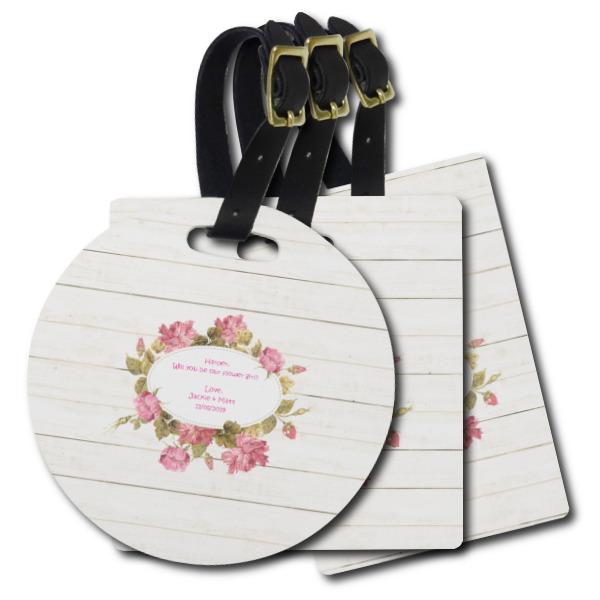 Custom Farm House Plastic Luggage Tag (Personalized)