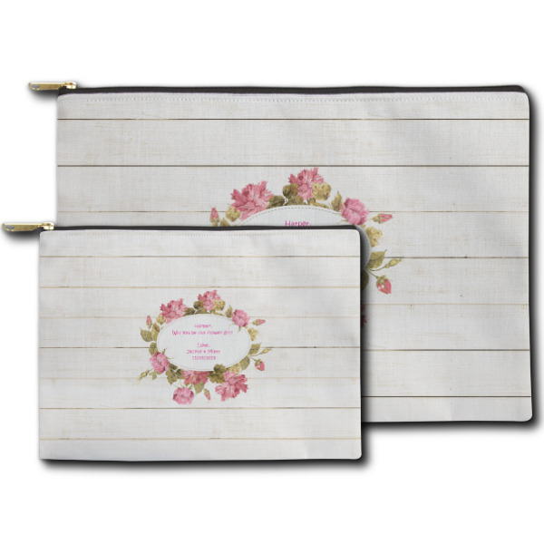 Custom Design - Zippered Pouches - Size Comparison