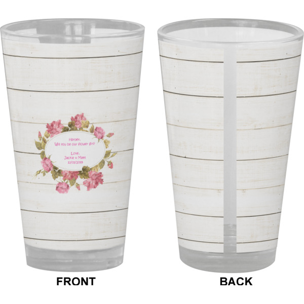 Custom Design - Pint Glass - Full Color - Front & Back Views