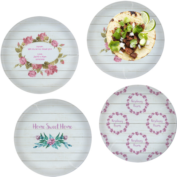 Custom Design - Set of Lunch / Dinner Plates