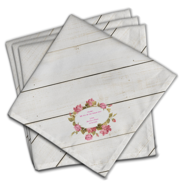 Custom Design - Cloth Napkins - Personalized Dinner (PARENT MAIN Set of 4)