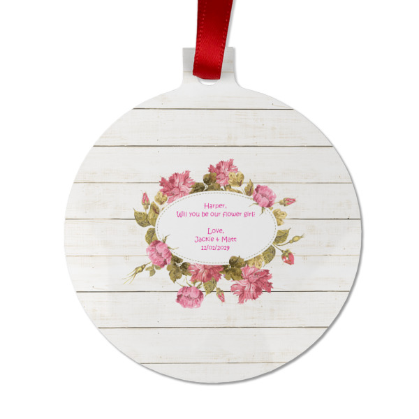 Custom Design - Metal Ball Ornament - Front