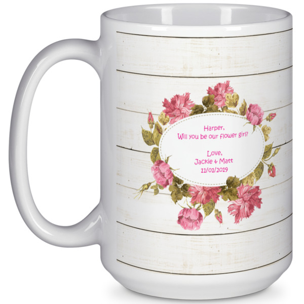 Custom Farm House 15 Oz Coffee Mug - White (Personalized)