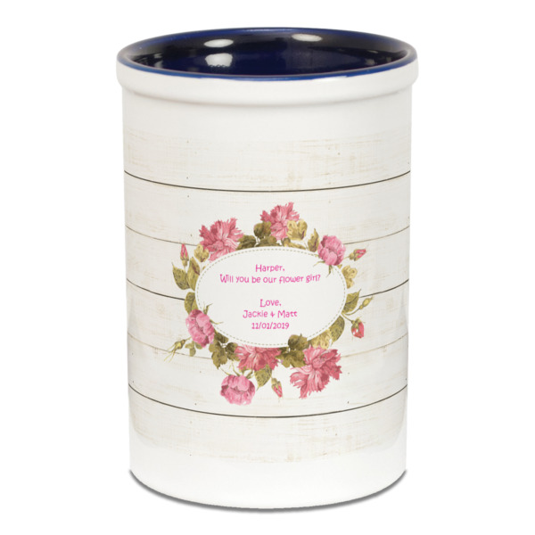 Custom Design - Pencil Holder - Blue