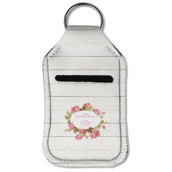 Custom Design - Sanitizer Holder Keychain - Small (Front Flat)