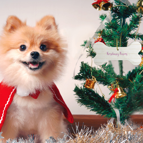 Custom Design - Ceramic Flat Ornament - Bone (LIFESTYLE)