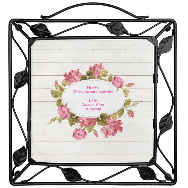 Custom Farm House Square Trivet (Personalized)