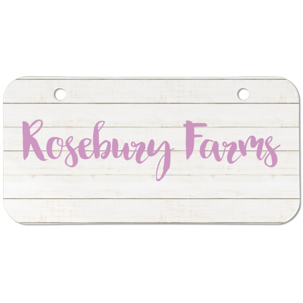 Custom Design - Mini Bicycle License Plate - Two Holes