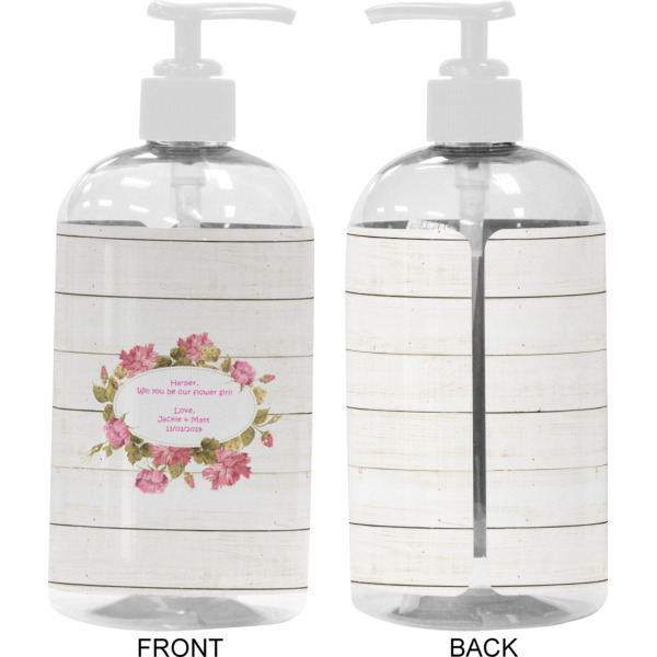 Custom Design - 16 oz Plastic Liquid Dispenser - Approval - White