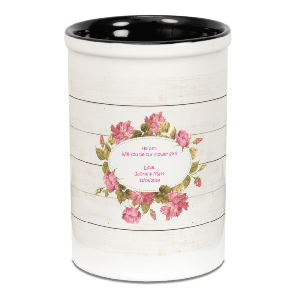 Custom Design - Pencil Holder - Black