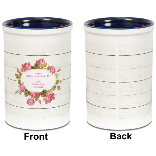 Custom Design - Pencil Holder - Blue - approval