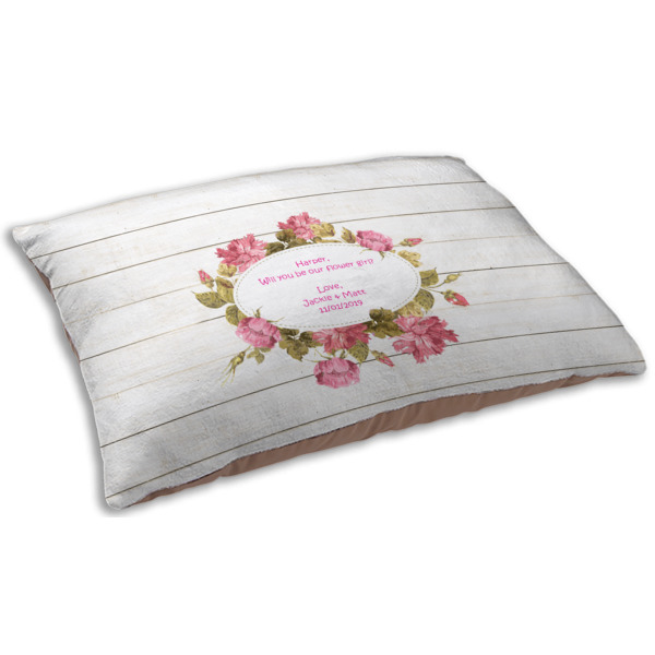 Custom Farm House Dog Bed - Small w/ Name or Text