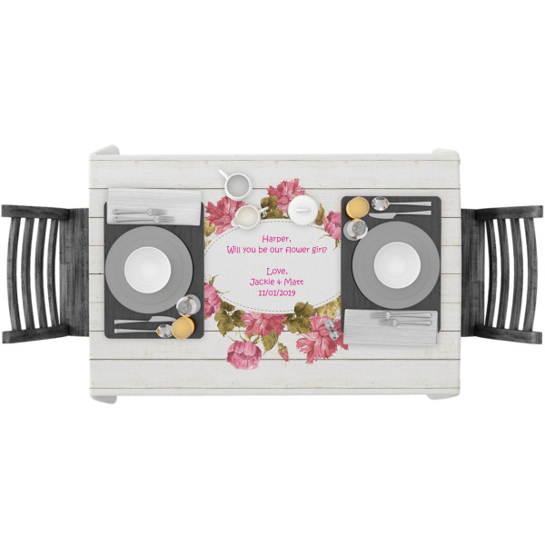 Custom Design - Rectangular Tablecloths - LIFESTYLE