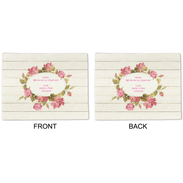 Custom Design - Linen Placemat - APPROVAL (double sided)
