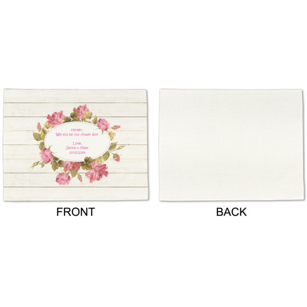 Custom Design - Linen Placemat - APPROVAL Single (single sided)