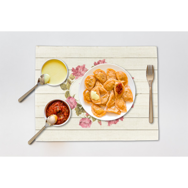 Custom Design - Linen Placemat - Single - Lifestyle