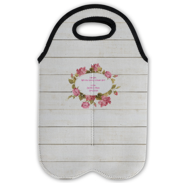 Custom Design - Double Wine Tote - Flat