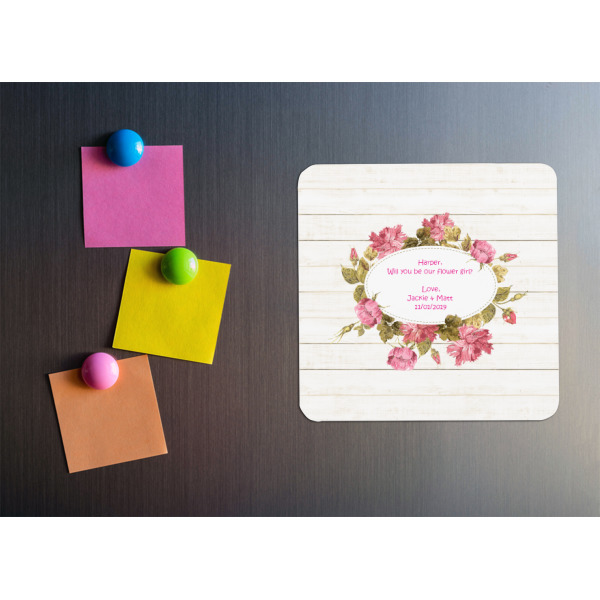 Custom Design - Square Fridge Magnet - LIFESTYLE