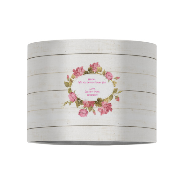 Custom Design - 8" Drum Lampshade - Front (Fabric)