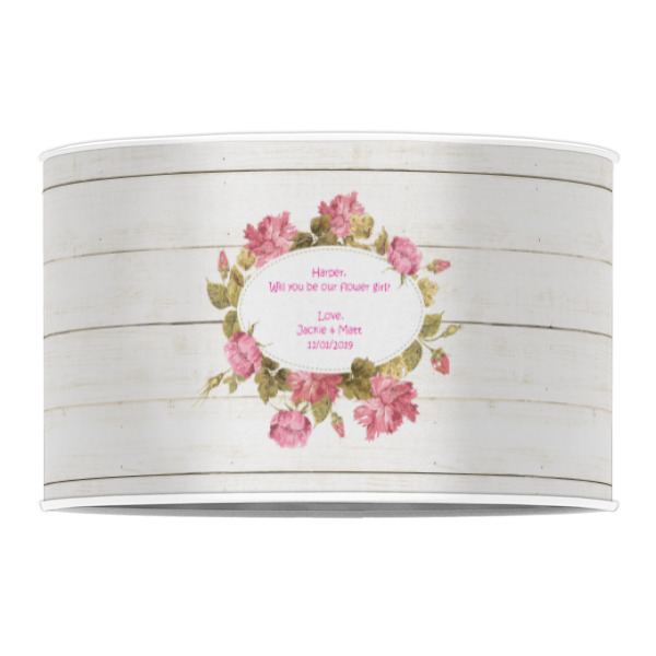 Custom Design - 12" Drum Lampshade - FRONT (Poly Film)