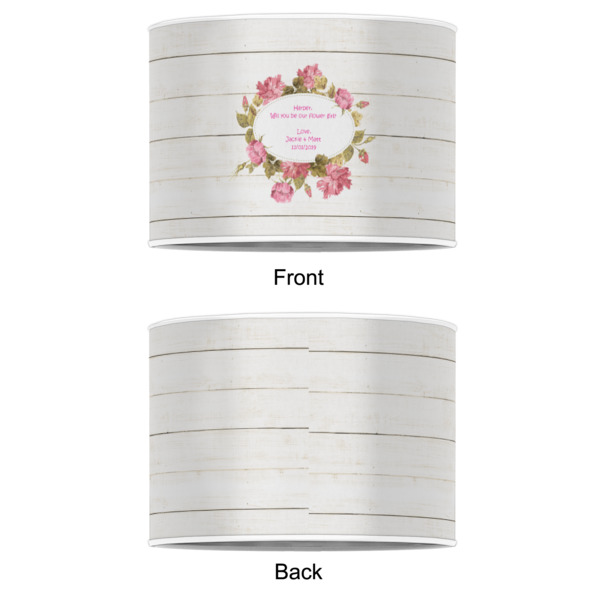 Custom Design - 12" Drum Lampshade - APPROVAL (Poly Film)