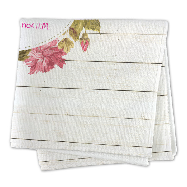 Custom Design - Microfiber Dish Rag - FOLDED (square)