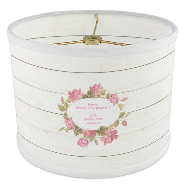 Custom Design - 8" Drum Lampshade - ANGLE Poly-Film