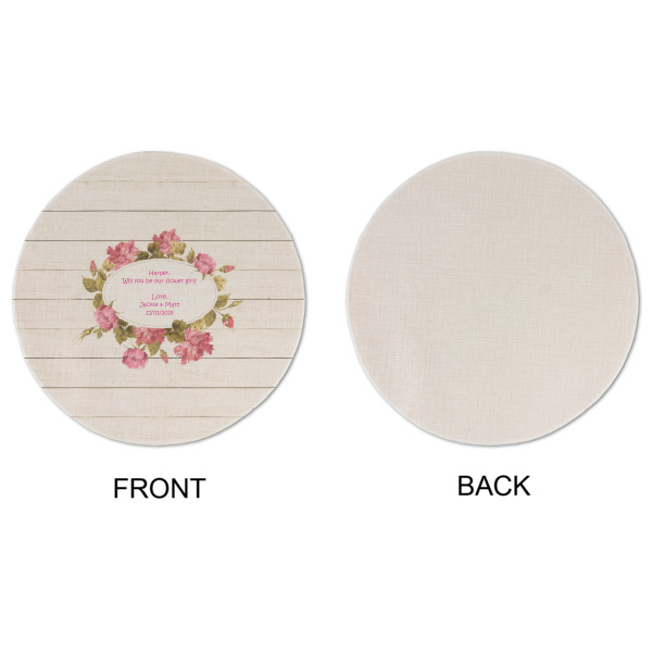 Custom Design - Round Linen Placemats - APPROVAL (single sided)