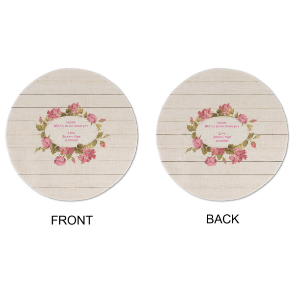 Custom Design - Round Linen Placemats - APPROVAL (double sided)