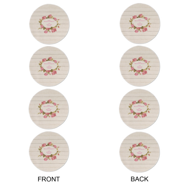 Custom Design - Round Linen Placemats - APPROVAL Set of 4 (double sided)
