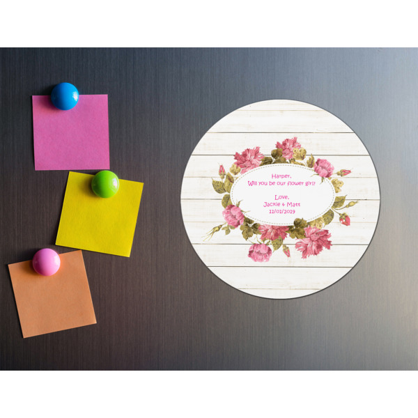 Custom Design - Round Fridge Magnet - LIFESTYLE