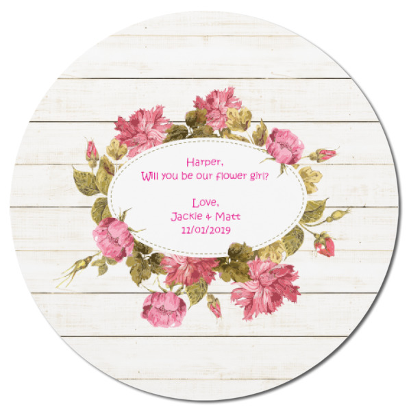 Custom Design - Round Fridge Magnet - FRONT