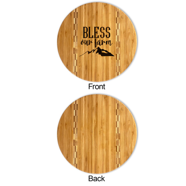 Custom Design - Bamboo Cutting Board - Front & Back