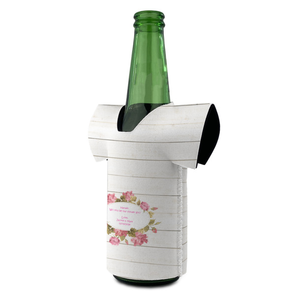 Custom Design - Jersey Bottle Cooler - ANGLE (on bottle)