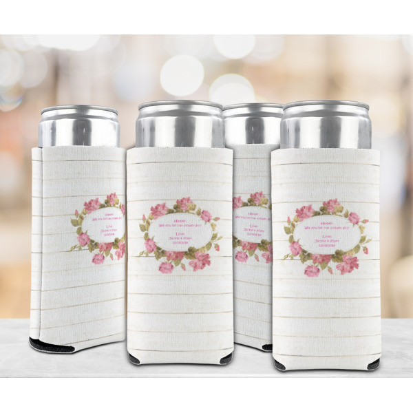 Custom Design - Can Cooler - Tall 12oz - Set of 4 - In Context