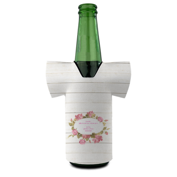 Custom Design - Jersey Bottle Cooler - Set of 4 - FRONT (on bottle)