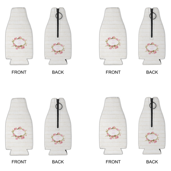 Custom Design - Zipper Bottle Cooler - Set of 4 - Approval
