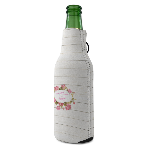 Custom Design - Zipper Bottle Cooler - ANGLE (bottle)