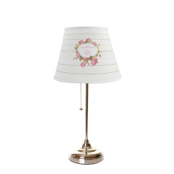 Custom Design - Poly Film Empire Lampshade - On Stand