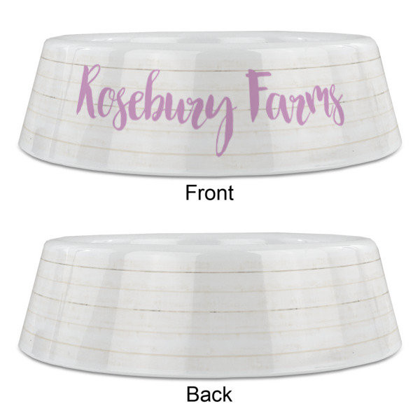 Custom Design - Plastic Pet Bowls - Large - Approval