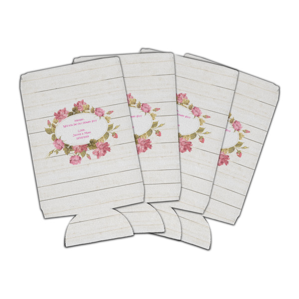 Custom Farm House Can Cooler (16 oz) - Set of 4 (Personalized)