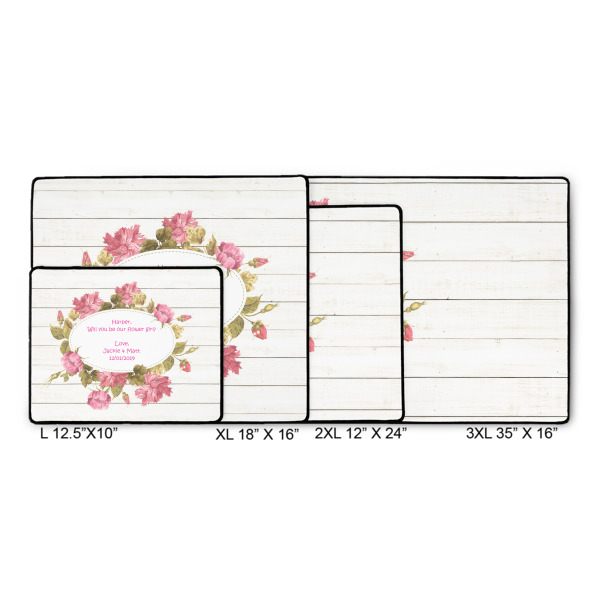 Custom Design - Gaming Mats - Size Chart