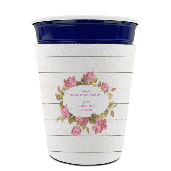 Custom Design - Party Cup Sleeves - without bottom - Front (On Cup)