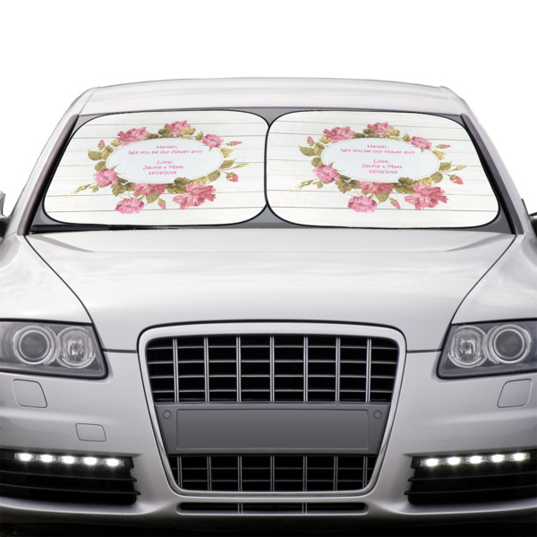 Custom Design - Car Sun Shades - IN CONTEXT