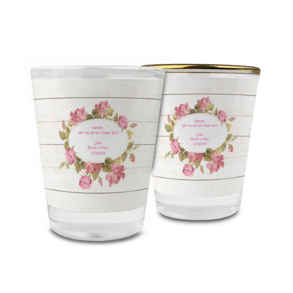 Custom Farm House Glass Shot Glass - 1.5 oz (Personalized)