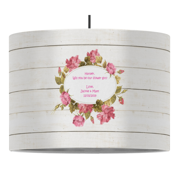 Custom Farm House Drum Pendant Lamp (Personalized)